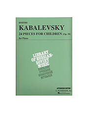 SCHIRMER D. KABALEVSKY - 24 LITTLE PIECES OP.39 / ΕΚΔΟΣΕΙΣ SCHIRMER