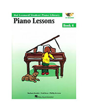 HAL LEONARD STUDENT PIANO LIBRARY LESSONS 4 ΒΙΒΛΙΟ (B/AUD)