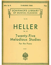 SCHIRMER HELLER STEPHEN - TWENTY FIVE MELODIOUS STUDIES OP. 45