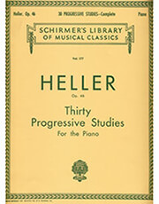 SCHIRMER HELLER - THIRTY PROGRESSIVE STUDIES OP. 46