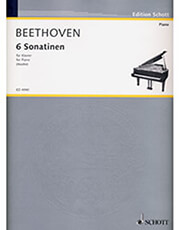 SCHOTT SOHNE BEETHOVEN 6 SONATINAS / ΕΚΔΟΣΕΙΣ SCHOTT SOHNE