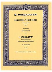 ALPHONSE LEDUC MOSZKOWSKI - ESQUISSES TECHNIQUES OP.97 N1