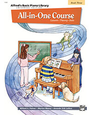 ALFRED ALFRED'S BASIC PIANO LIBRARY-ALL IN ONE COURSE-BOOK 3