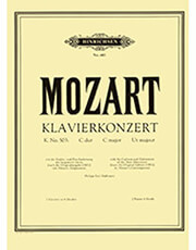 EDITION PETERS W.A.MOZART - KLAVIERKONZERT K. NO. 503 C DUR / ΕΚΔΟΣΕΙΣ PETERS