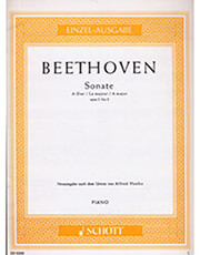 SCHOTT SOHNE L.V. BEETHOVEN - SONATE IN A MAJOR OPUS 2, NO. 2 / ΕΚΔΟΣΕΙΣ SCHOTT