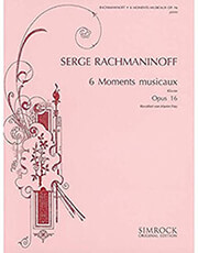 BOOSEY RACHMANINOFF - 6 MOMENTS MUSICAUX OP.16