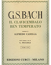 CURCI J.S.BACH - IL CLAVICEMBALO BEN TEMPERATO / VOLUME I / ΕΚΔΟΣΕΙΣ CURCI