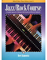 ALFRED ALFRED'S BASIC PIANO LIBRARY-JAZZ/ROCK COURSE LEVEL 3