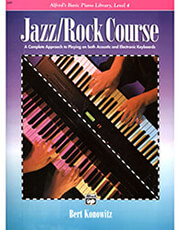 ALFRED ALFRED'S BASIC PIANO LIBRARY-JAZZ/COURSE LEVEL 4