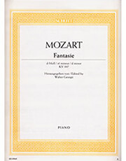 SCHOTT SOHNE W.A. MOZART - FANTAISIE IN D MINOR KV 397 / ΕΚΔΟΣΕΙΣ SCHOTT