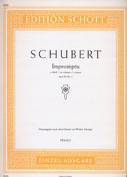SCHOTT SOHNE SCHUBERT - IMPROMPTU OP. 90 NO. 1