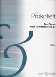 BOOSEY PROKOFIEFF - 10 PIECES GAVOTTE OP. 97 (CINDERELLA)