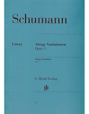 G. HENLE VERLAG ROBERT SCHUMANN - ABEGG VARIATIONS F MAJOR OP. 1/ ΕΚΔΟΣΕΙΣ ΗENLE VERLAG- URTEXT