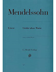 G. HENLE VERLAG FELIX MENDELSSOHN BARTHOLDY - SONGS WITHOUT WORDS/ ΕΚΔΟΣΕΙΣ HENLE VERLAG- URTEXT
