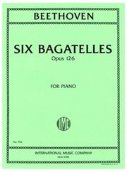 UNIVERSAL EDITIONS BEETHOVEN - BAGATELLES OP.126