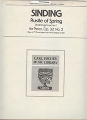 CARL FISCHER SINDING - RUSTLE OF SPRING OP.32 N.3