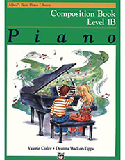 ALFRED ALFRED'S BASIC PIANO LIBRARY-COMPOSITION BOOK-LEVEL 1B