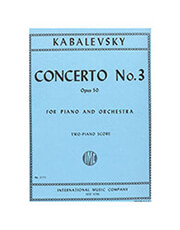 INTERNATIONAL MUSIC COMPANY KABALEVSKY CONCERTO NO.3 OP.50 (YOUTH)