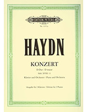 EDITION PETERS JOSEPH HAYDN - KONZERT D-DUR / KLAVIER UND ORCHESTER / ΕΚΔΟΣΕΙΣ PETERS
