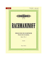 EDITION PETERS SERGEI RACHMANINOFF - PRELUDE OP.3 NO.2 IN C# MINOR