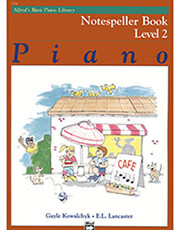 ALFRED ALFRED'S BASIC PIANO LIBRARY-NOTESPELLER BOOK LEVEL 2