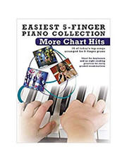 HAL LEONARD EASIEST 5-FINGER PIANO COLLECTION - MORE CHART HITS