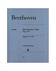 G. HENLE VERLAG BEETHOVEN - KLAVIERSONATE E DUR OP.109 / ΕΚΔΟΣΕΙΣ HENLE VERLAG- URTEXT