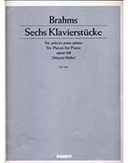 SCHOTT SOHNE JOHANNES BRAHMS - SECHS KLAVIERSTUCKE OP. 118 / ΕΚΔΟΣΕΙΣ SCHOTT