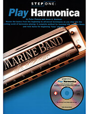 MUSIC SALES PLAY HARMONICA - STEP ONE + CD