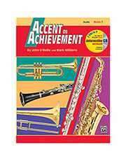 ALFRED ACCENT ON ACHIEVEMENT BOOK 2 - FLUTE (BK/CD)