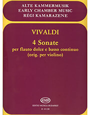 BUDAPEST VIVALDI - 4 SONATE PER FLAUTO DOLGE