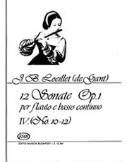 BUDAPEST LOEILLET - 12 SONATE VOL.4 OP.1 N.10-12