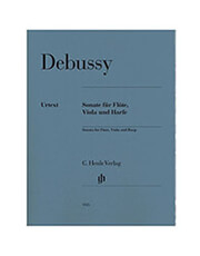 G. HENLE VERLAG DEBUSSY  SONATEFOR FLUTE, VIOLA AND HARP - URTEXT