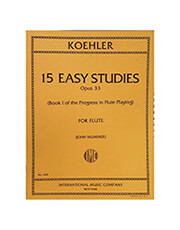 INTERNATIONAL MUSIC COMPANY KOEHLER 15 EASY STUDIES OP.33 N 1