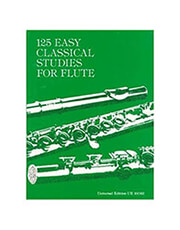 UNIVERSAL EDITIONS 125 EASY CLASSICAL STUDIES FOR FLUTE