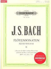 EDITION PETERS BACH J.S.SONATES N.2 BWV 1033-1035