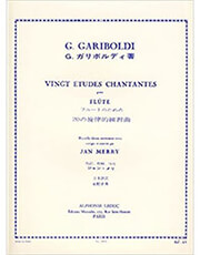 ALPHONSE LEDUC GARIBOLDI  20 ETUDE DE CHANTANTES OP.88