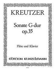 KUNZELMANN EDITIONS KREUTZER  SONATA G DUR OP.35