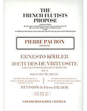 KOHLER  30 ETUDE DE VIRTUOSITE OP.75 N.2