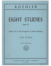 KOHLER  8 EASY STUDIES OP.33 N.3
