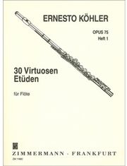 KOHLER  30 ETUDE DE VIRTUOSITE OP.75 N.1