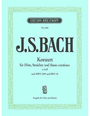 BREITKOPF BACH J.S. - CONCERTO E MOLL