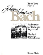 CHESTER MUSIC PUBLICATIONS BACH J.S -6 FLUTE SONATAS BOOK.2 NO.4-6