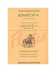 BACH J.S. -SONATA N.4 IN C MAJOR