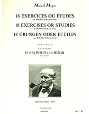 ALPHONSE LEDUC MOYSE - 18 EXERCISES OR ETUDE