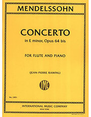 MENDELSSOHN - CONCERTO E MINOR OP.64 BIS