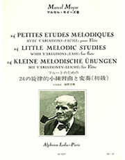 ALPHONSE LEDUC MOYSE - 24 LITTLE MELODIC STUDIES