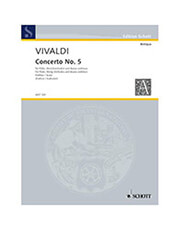 VIVALDI - CONCERTO VOL V OP X N.5 (BASS)