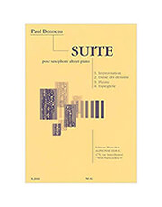 ALPHONSE LEDUC PAUL BONNEAU - SUITE FOR ALTO SAXOPHONE