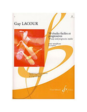 GUY LACOUR - 50 ETUDES FACILES ET PROGRESSIVES VOL. 2